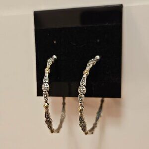 Konstantino Hoop Earrings Silver & Gold